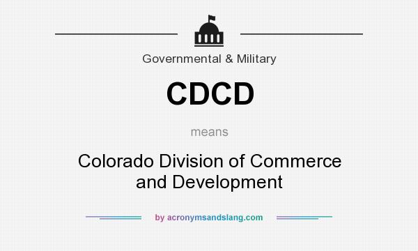 What does CDCD mean? It stands for Colorado Division of Commerce and Development