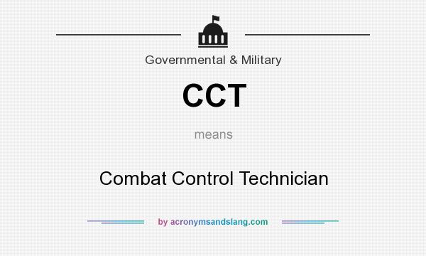 What does CCT mean? It stands for Combat Control Technician