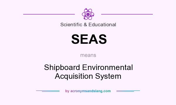What does SEAS mean? It stands for Shipboard Environmental Acquisition System
