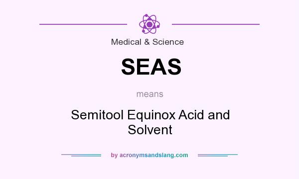 What does SEAS mean? It stands for Semitool Equinox Acid and Solvent