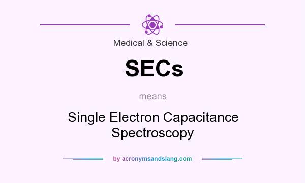 What does SECs mean? It stands for Single Electron Capacitance Spectroscopy