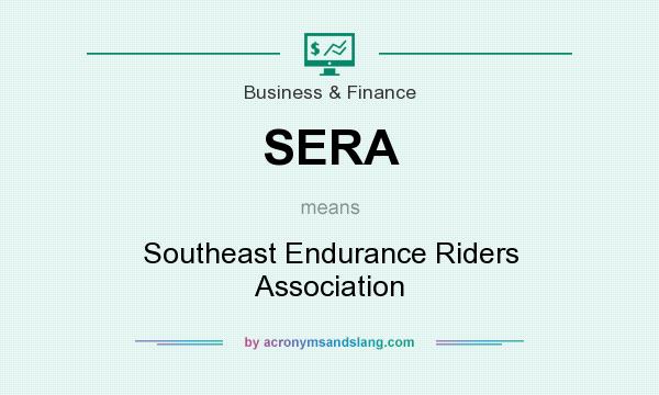 What does SERA mean? It stands for Southeast Endurance Riders Association