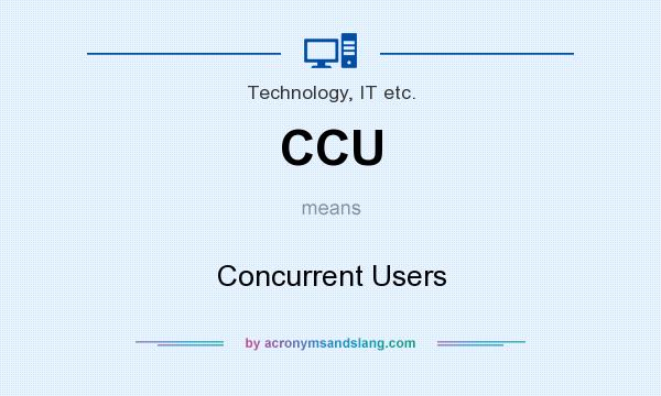 What does CCU mean? It stands for Concurrent Users