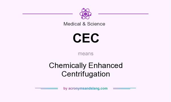 What does CEC mean? It stands for Chemically Enhanced Centrifugation