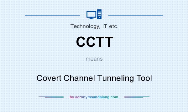 What does CCTT mean? It stands for Covert Channel Tunneling Tool