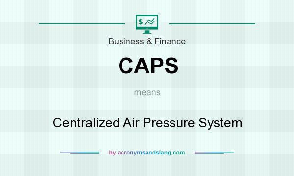 What does CAPS mean? It stands for Centralized Air Pressure System