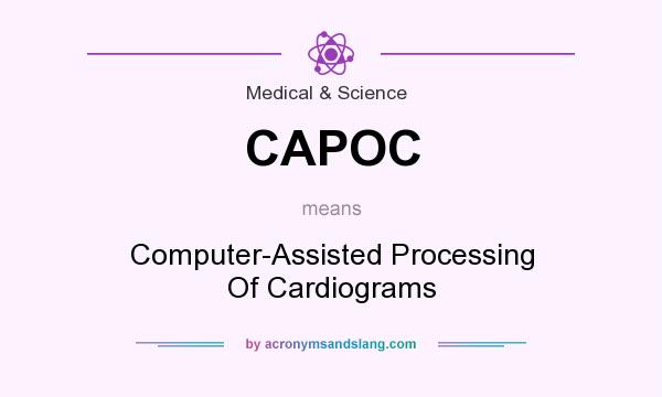 What does CAPOC mean? It stands for Computer-Assisted Processing Of Cardiograms