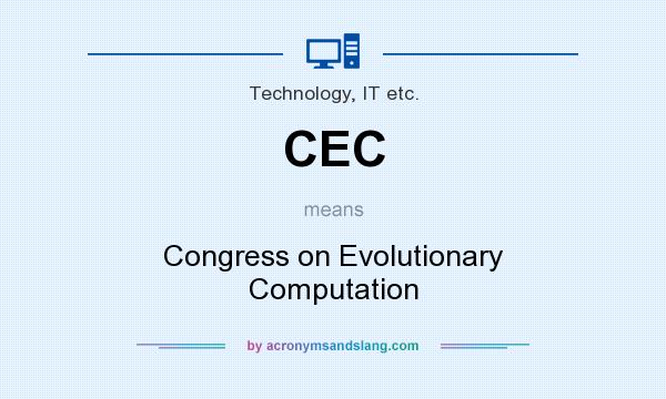 What does CEC mean? It stands for Congress on Evolutionary Computation