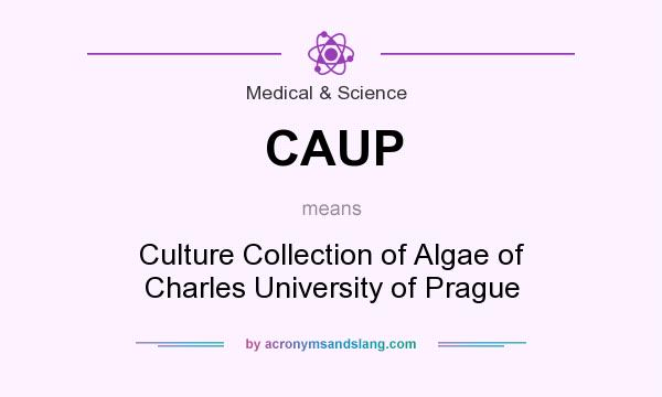 What does CAUP mean? It stands for Culture Collection of Algae of Charles University of Prague
