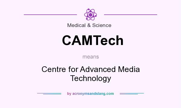 What does CAMTech mean? It stands for Centre for Advanced Media Technology