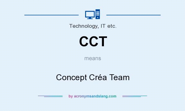 What does CCT mean? It stands for Concept Créa Team