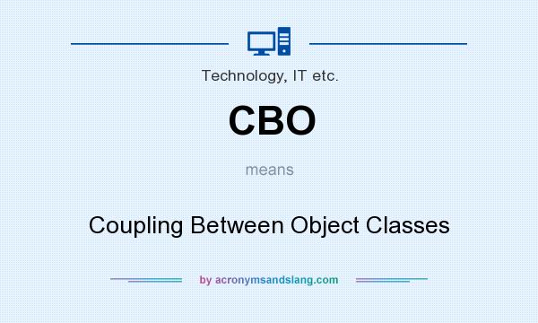 What does CBO mean? It stands for Coupling Between Object Classes