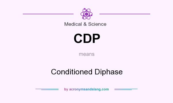 What does CDP mean? It stands for Conditioned Diphase