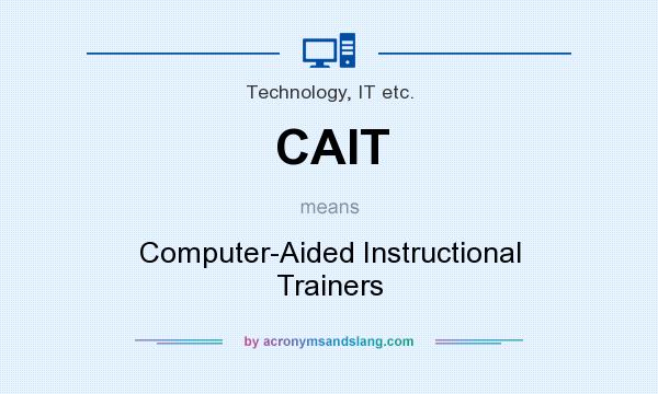 What does CAIT mean? It stands for Computer-Aided Instructional Trainers