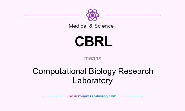 What does CBRL mean? It stands for Computational Biology Research Laboratory