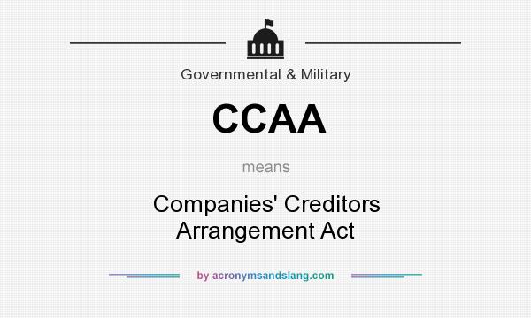 What does CCAA mean? It stands for Companies` Creditors Arrangement Act
