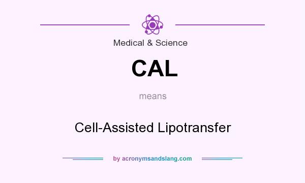 What does CAL mean? It stands for Cell-Assisted Lipotransfer