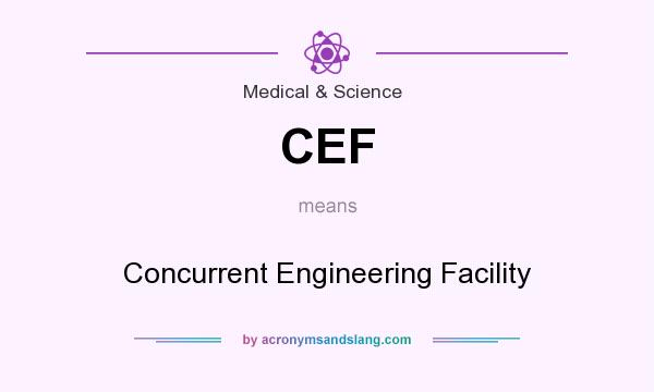 What does CEF mean? It stands for Concurrent Engineering Facility