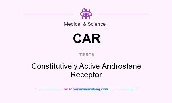What does CAR mean? It stands for Constitutively Active Androstane Receptor