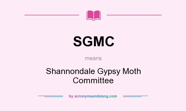 What does SGMC mean? It stands for Shannondale Gypsy Moth Committee