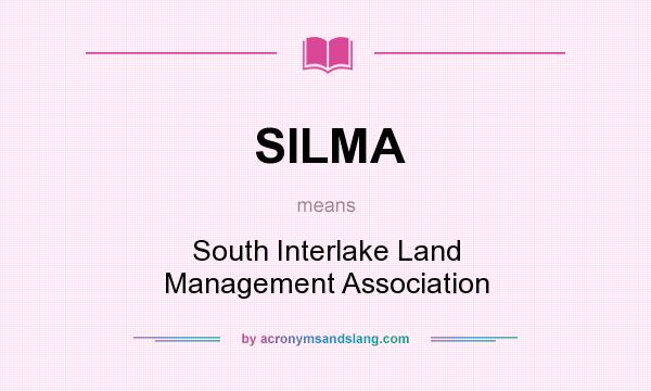 What does SILMA mean? It stands for South Interlake Land Management Association