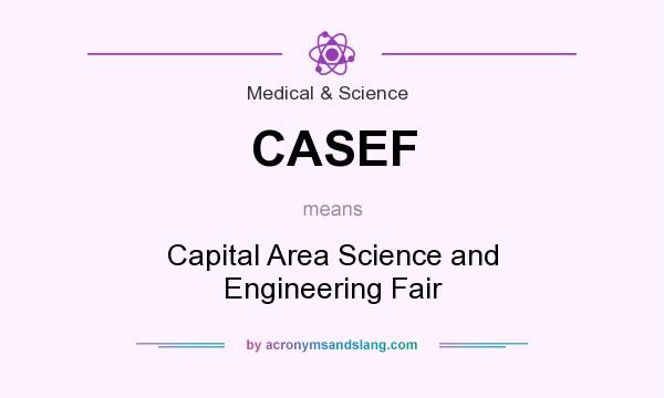 What does CASEF mean? It stands for Capital Area Science and Engineering Fair