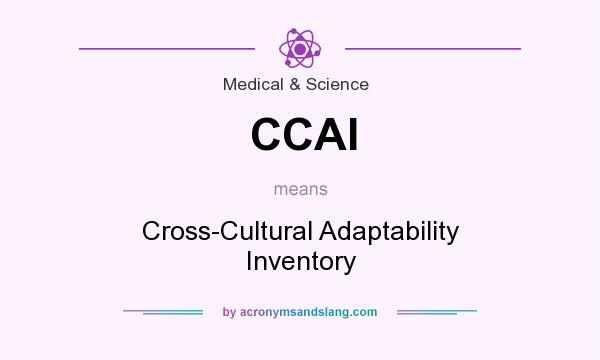 What does CCAI mean? It stands for Cross-Cultural Adaptability Inventory