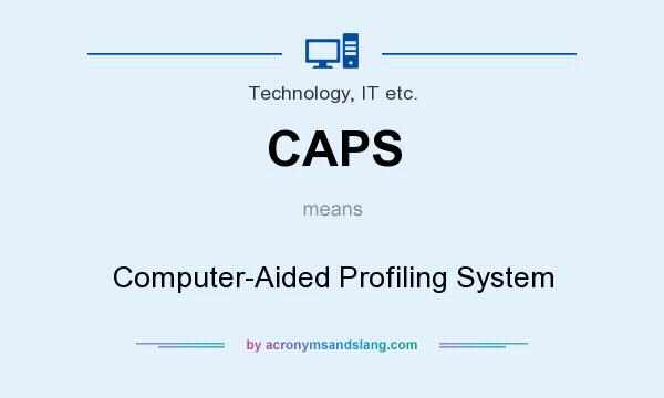 What does CAPS mean? It stands for Computer-Aided Profiling System