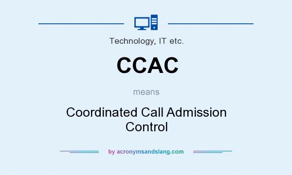 What does CCAC mean? It stands for Coordinated Call Admission Control