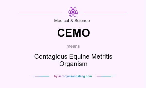 What does CEMO mean? It stands for Contagious Equine Metritis Organism