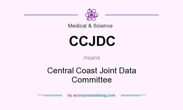 What does CCJDC mean? It stands for Central Coast Joint Data Committee