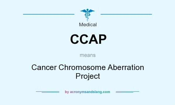 What does CCAP mean? It stands for Cancer Chromosome Aberration Project
