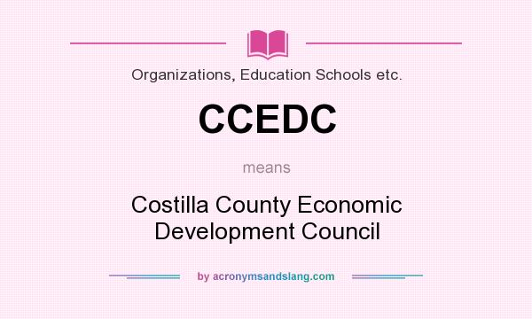 What does CCEDC mean? It stands for Costilla County Economic Development Council