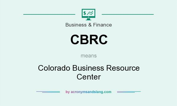 What does CBRC mean? It stands for Colorado Business Resource Center