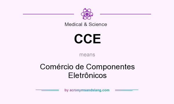 What does CCE mean? It stands for Comércio de Componentes Eletrônicos