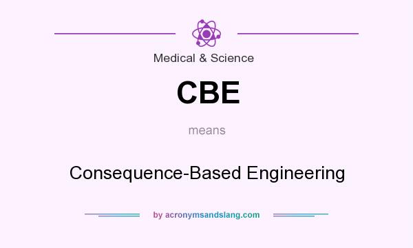 What does CBE mean? It stands for Consequence-Based Engineering