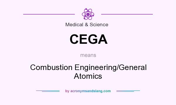 What does CEGA mean? It stands for Combustion Engineering/General Atomics