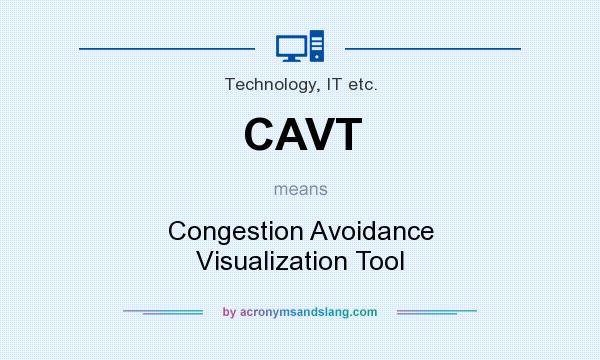 What does CAVT mean? It stands for Congestion Avoidance Visualization Tool