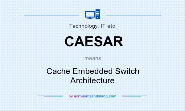 What does CAESAR mean? It stands for Cache Embedded Switch Architecture