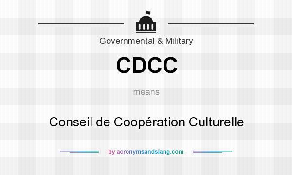 What does CDCC mean? It stands for Conseil de Coopération Culturelle