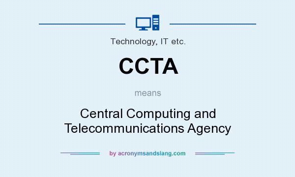 What does CCTA mean? It stands for Central Computing and Telecommunications Agency
