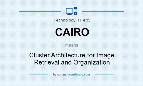 What does CAIRO mean? It stands for Cluster Architecture for Image Retrieval and Organization