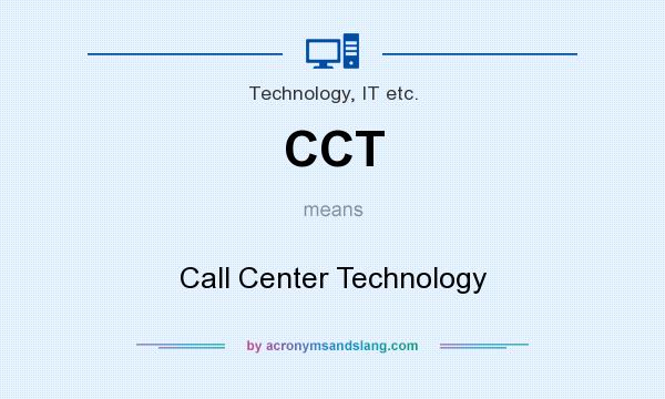 What does CCT mean? It stands for Call Center Technology