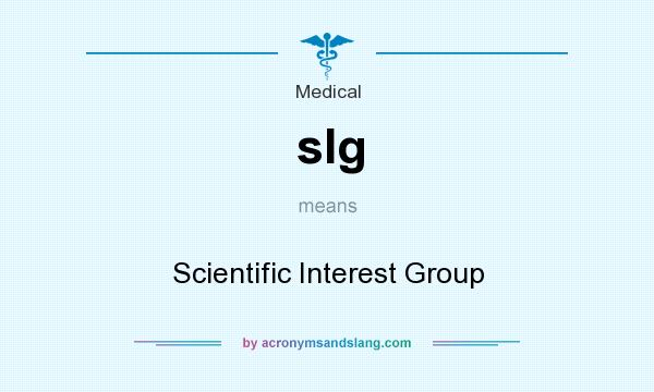 What does sIg mean? It stands for Scientific Interest Group