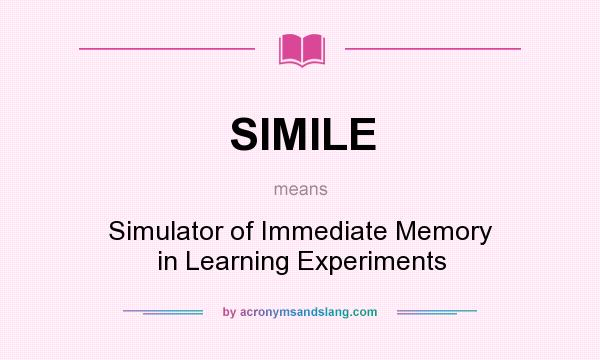 Simile meaning