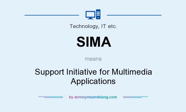 What does SIMA mean? It stands for Support Initiative for Multimedia Applications