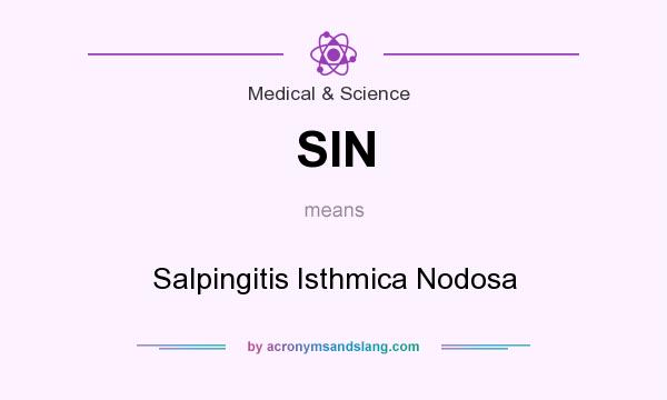 What does SIN mean? It stands for Salpingitis Isthmica Nodosa