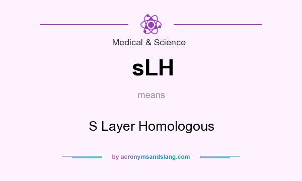 What does sLH mean? It stands for S Layer Homologous