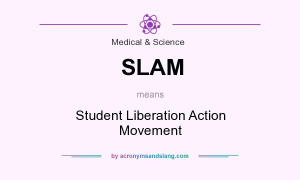 What does SLAM mean? It stands for Student Liberation Action Movement