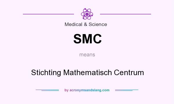 What does SMC mean? It stands for Stichting Mathematisch Centrum